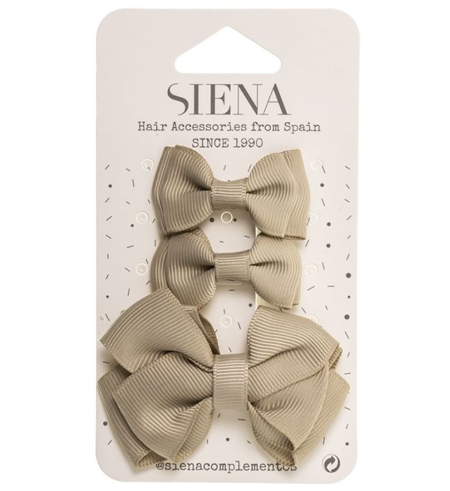 3 - Pack Strikjes Beige - Siena