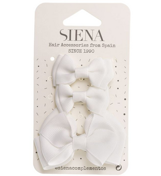 3 - Pack Strikjes Wit - Siena