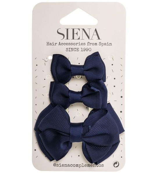 3 - Pack Strikjes Navy Blauw - Siena