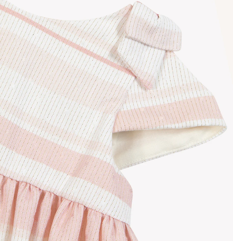 Dress Jacquard Pink - Tartin et Chocolat