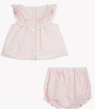 Baby Two Piece Set Rose - tartin et Chocolat