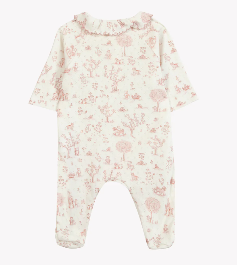 Baby Suit Fantasy Garden Pink - Tartin et Chocolat