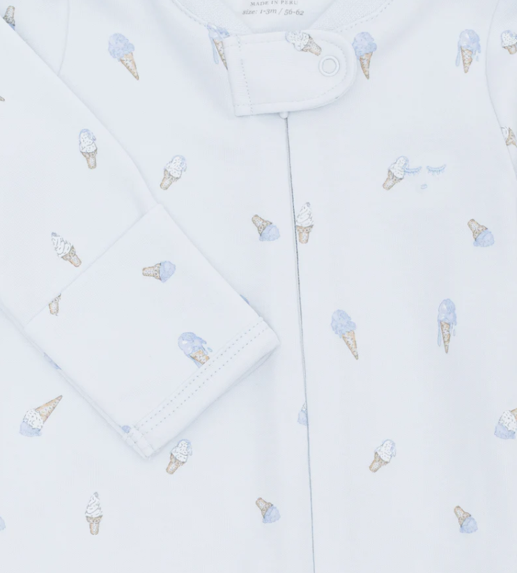 Ice Cream Zipper Footie - Livly