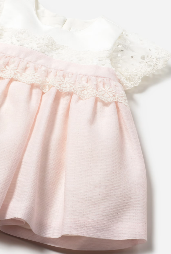Baby Set Jurk Met Romper Roze - Mayoral