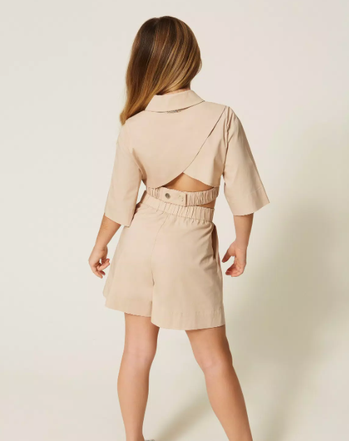 Cropped Set Beige - Twinset