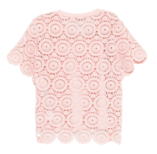 T-shirt Lace Pink - Twinset