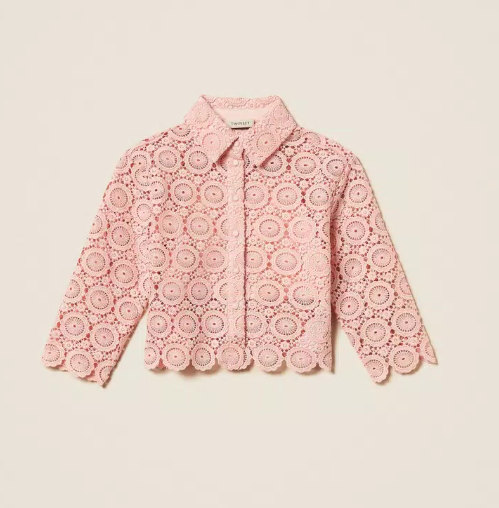 Blouse Lace Pink - Twinset
