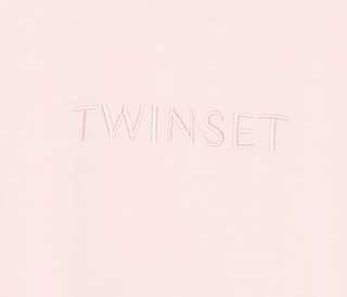 T-shirt Pink Logo - Twinset