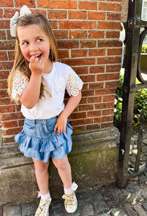 Skirt Ruffles Blue - Twinset