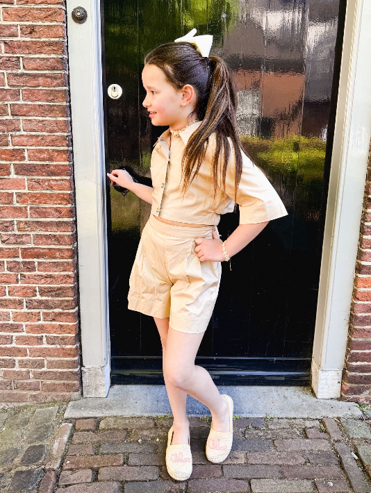 Cropped Set Beige - Twinset