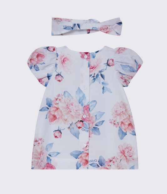 Printed Flower Mini Dress - Liu Jo