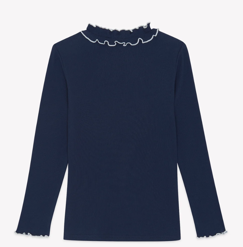 Meisjes Shirt Marine - Tartin Et Chocolat