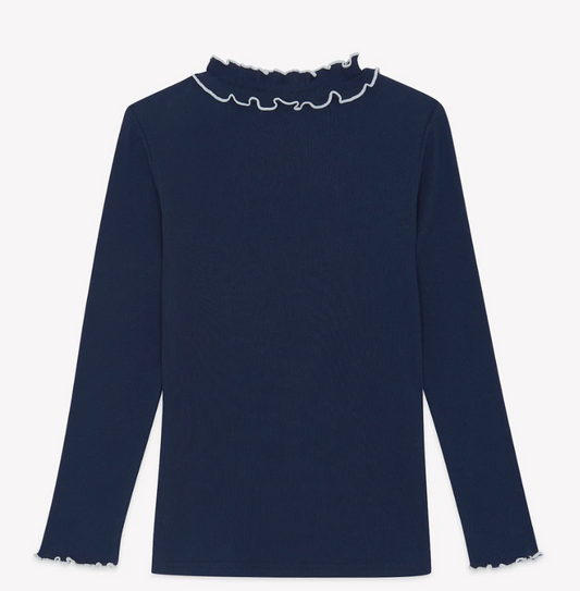 Meisjes Shirt Marine - Tartin Et Chocolat