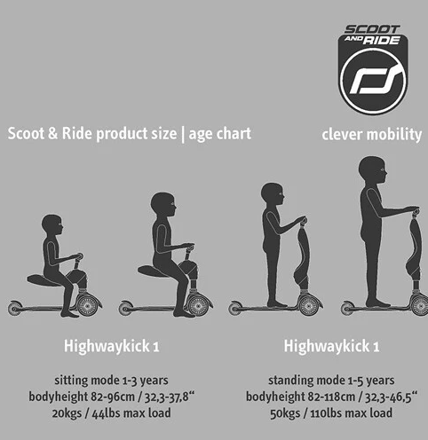 2 in 1 Loopfiets En Step - Scoot And Ride