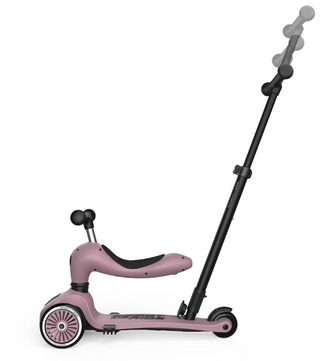 2 in 1 Loopfiets En Step Met Duwstang - Scoot And Ride