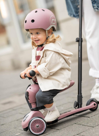 2 in 1 Loopfiets En Step Met Duwstang - Scoot And Ride