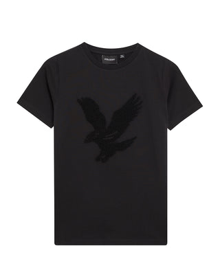 Towelling Eagle Shirt Jet Black - Lyle & Scott