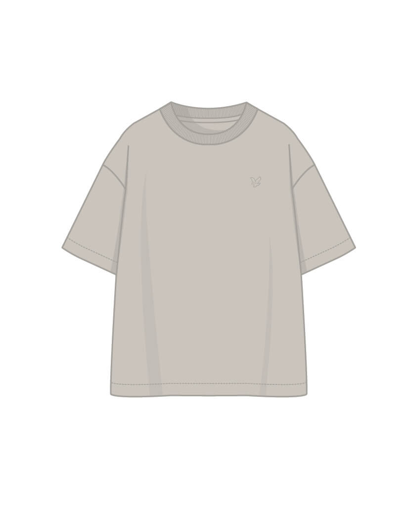 T-Shirt Heavy Weight Putty - Lyle & Scott