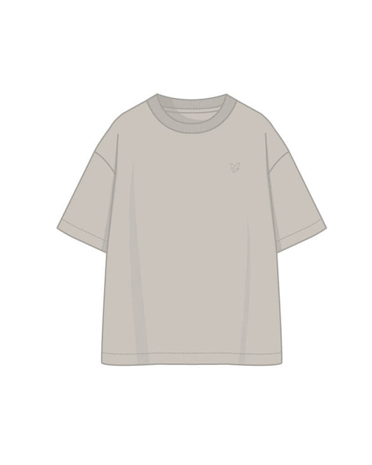 T-Shirt Heavy Weight Putty - Lyle & Scott