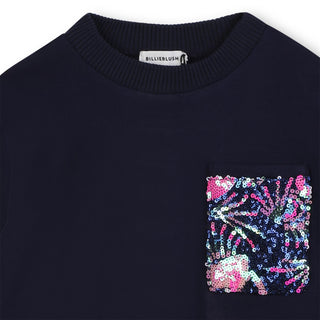 Dress Navy Glitter - Billieblush