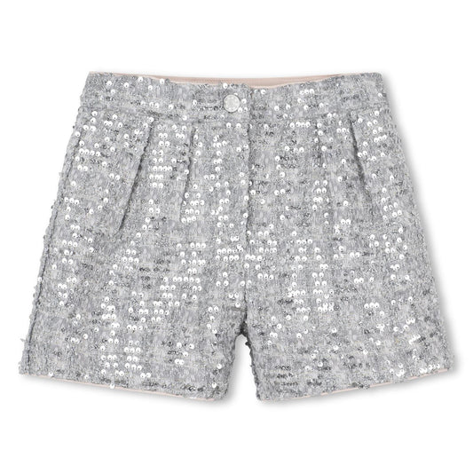 Short Silver Sparkling - Billieblush