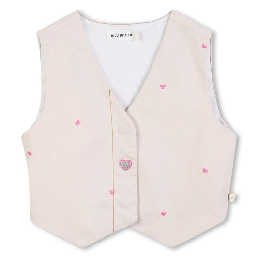 Gilet Hearts - Billie Blush