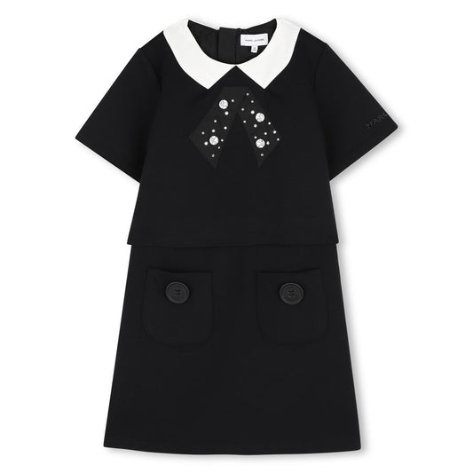Jurk Meisjes Zwart Diamant - Marc Jacobs