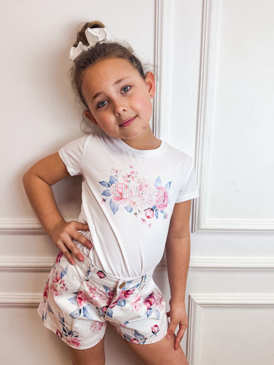 T-shirt Flower White - Liu Jo