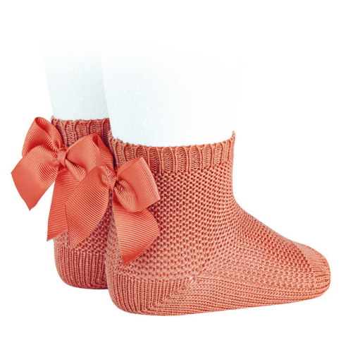 Condor Socks Bow Back - Peach