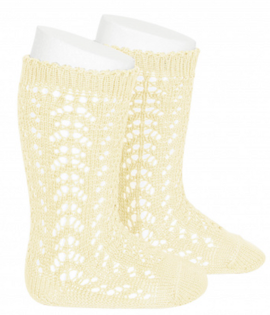 Condor Socks Openwork - Butter