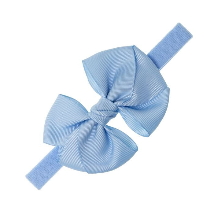 Baby headband Largebow Blue - Siena
