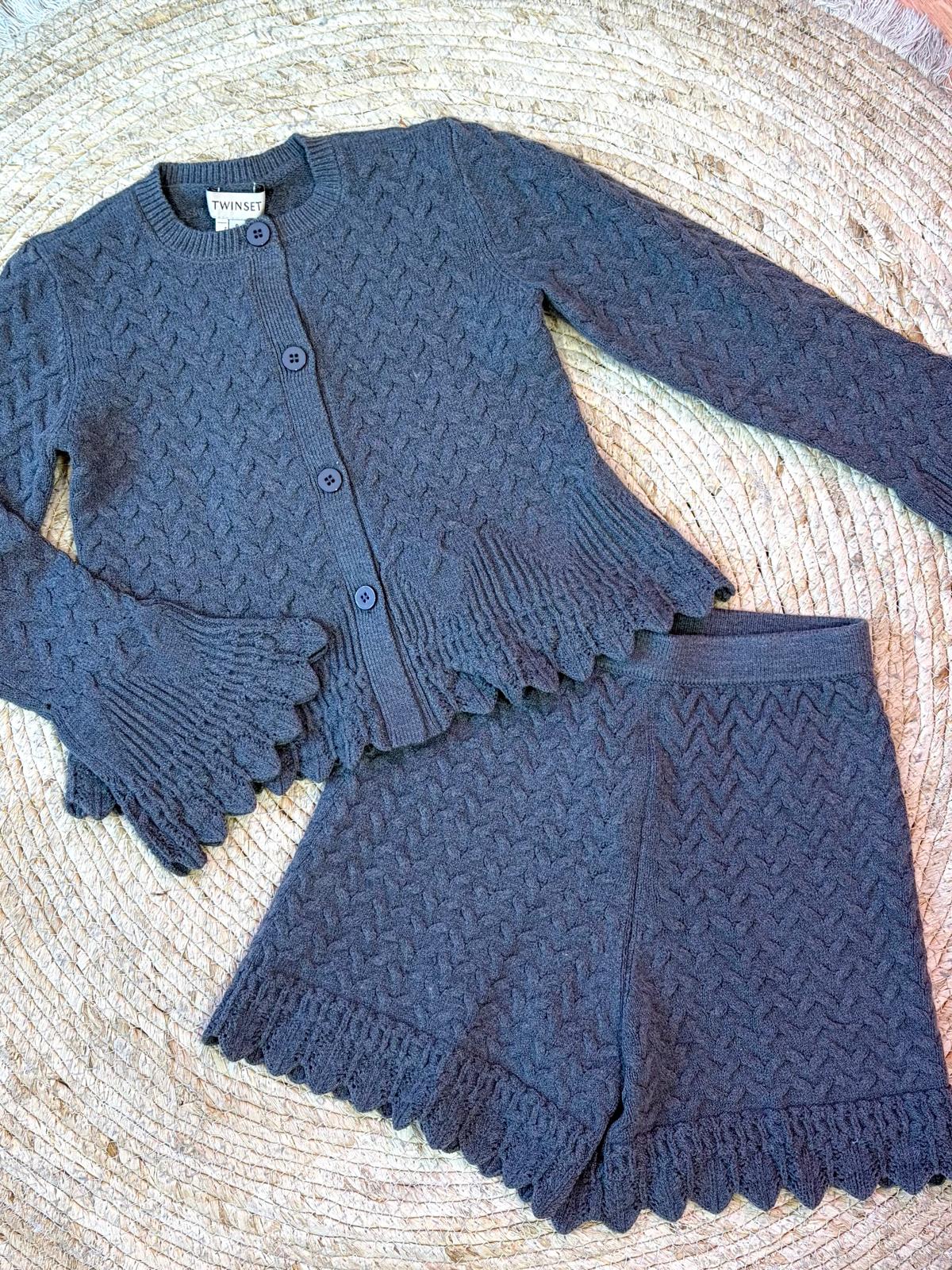 Set Knitted Grey - Twinset