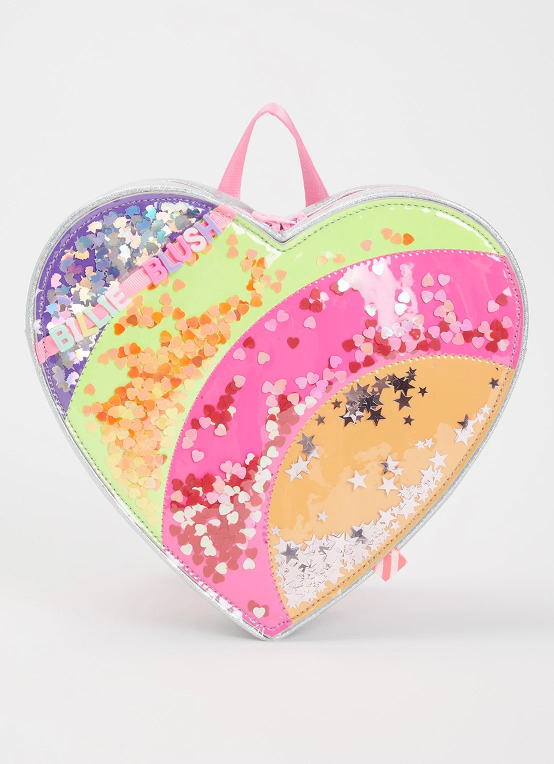 Meisjes rugzak hartje glitter - Billie Blush