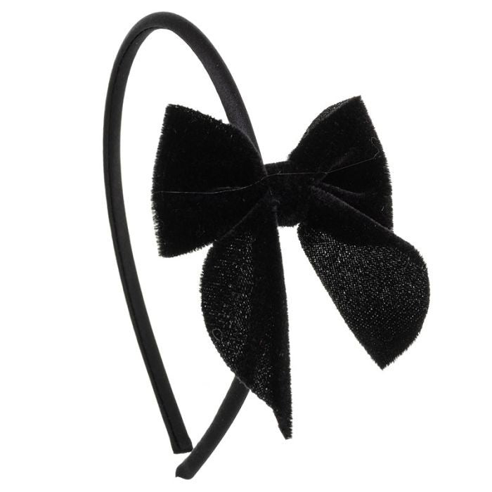 Baby Diadeem Bow Black - Siena