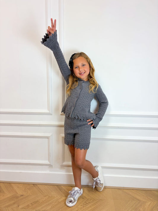 Set Knitted Grey - Twinset