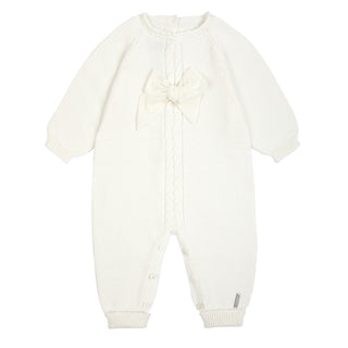 Baby pakje meisjes velvet strik - Condor