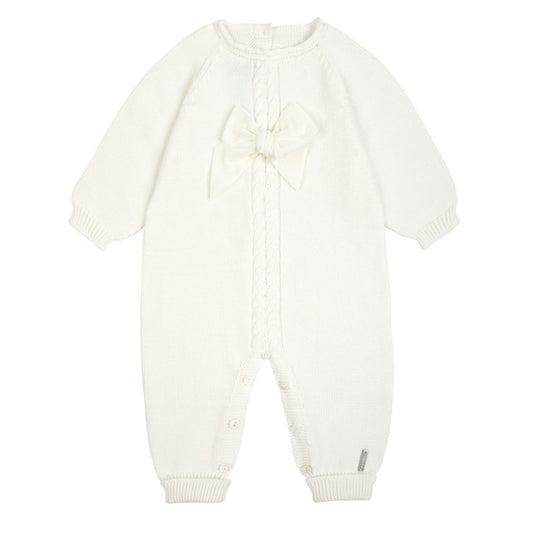 Baby pakje meisjes velvet strik - Condor