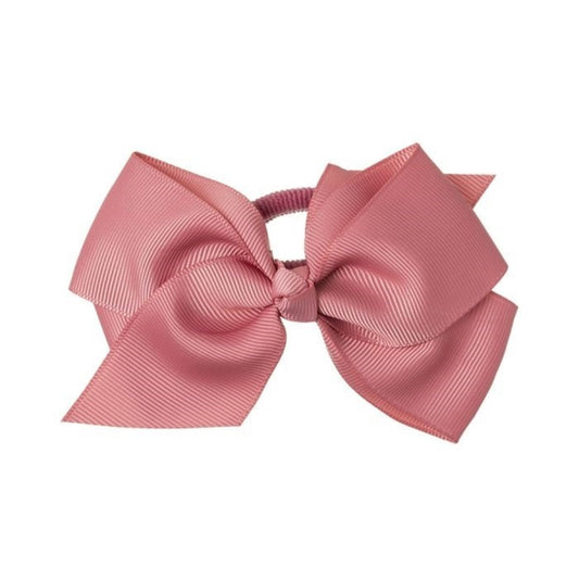 Hair Elastic Big Bow Pale Pink - Siena