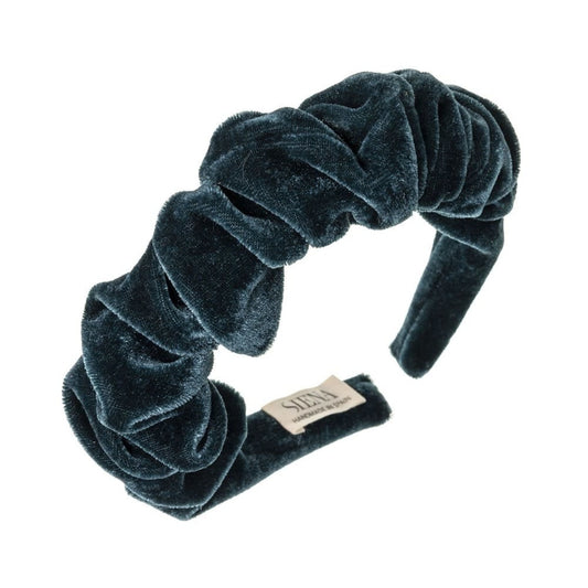 Diadeem Velvet Srunchie Green - Siena
