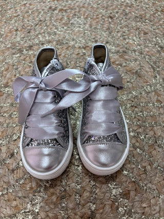 High Sneaker Glitter Silver - Andanines