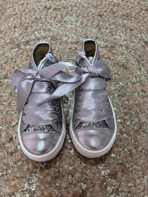 High Sneaker Glitter Silver - Andanines