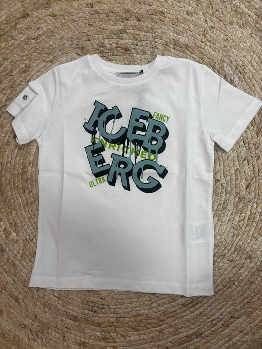 T-shirt Logo Green - Iceberg