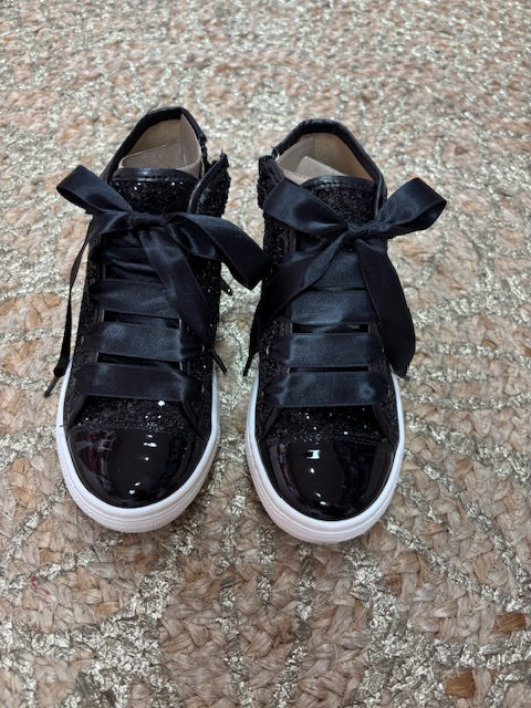 High Sneaker Glitter Black - Andanines