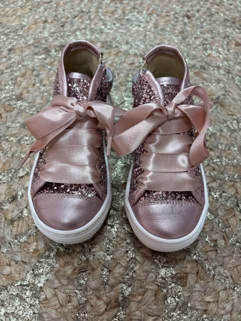 High Sneaker Glitter Pink - Andanines