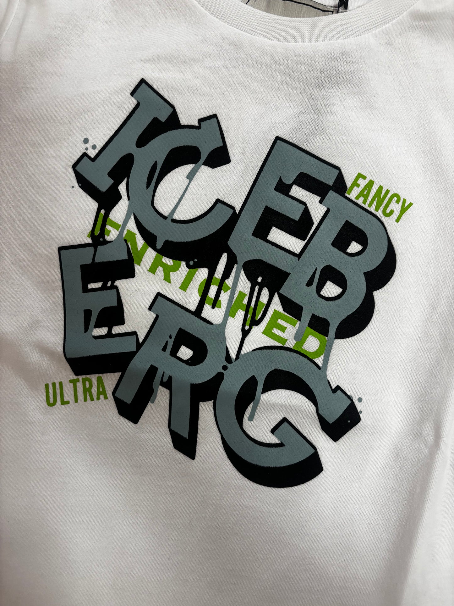 T-shirt Logo Green - Iceberg