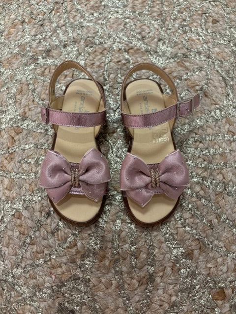 Sandals Bow Pearl Pink - Andanines