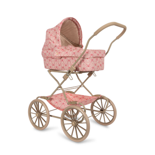 Doll Pram Lacy Pink - Konges Slojd