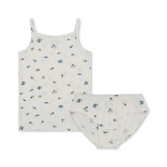 Set underwear blue rose - Konges Slojd