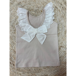 Top Lovely Bow Beige - Laivicar