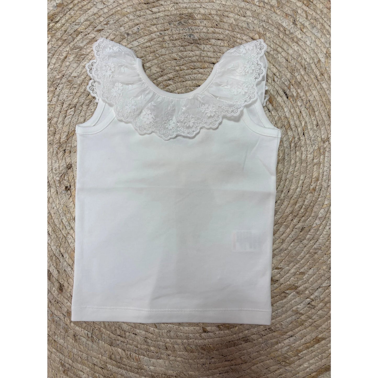 Top Lovely Bow Off White - Laivicar